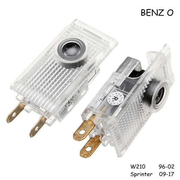 Proiettori Led Sottoporta Sotto Porta di cortesia Logo Mercedes Classe E W210 Sprinter Vito