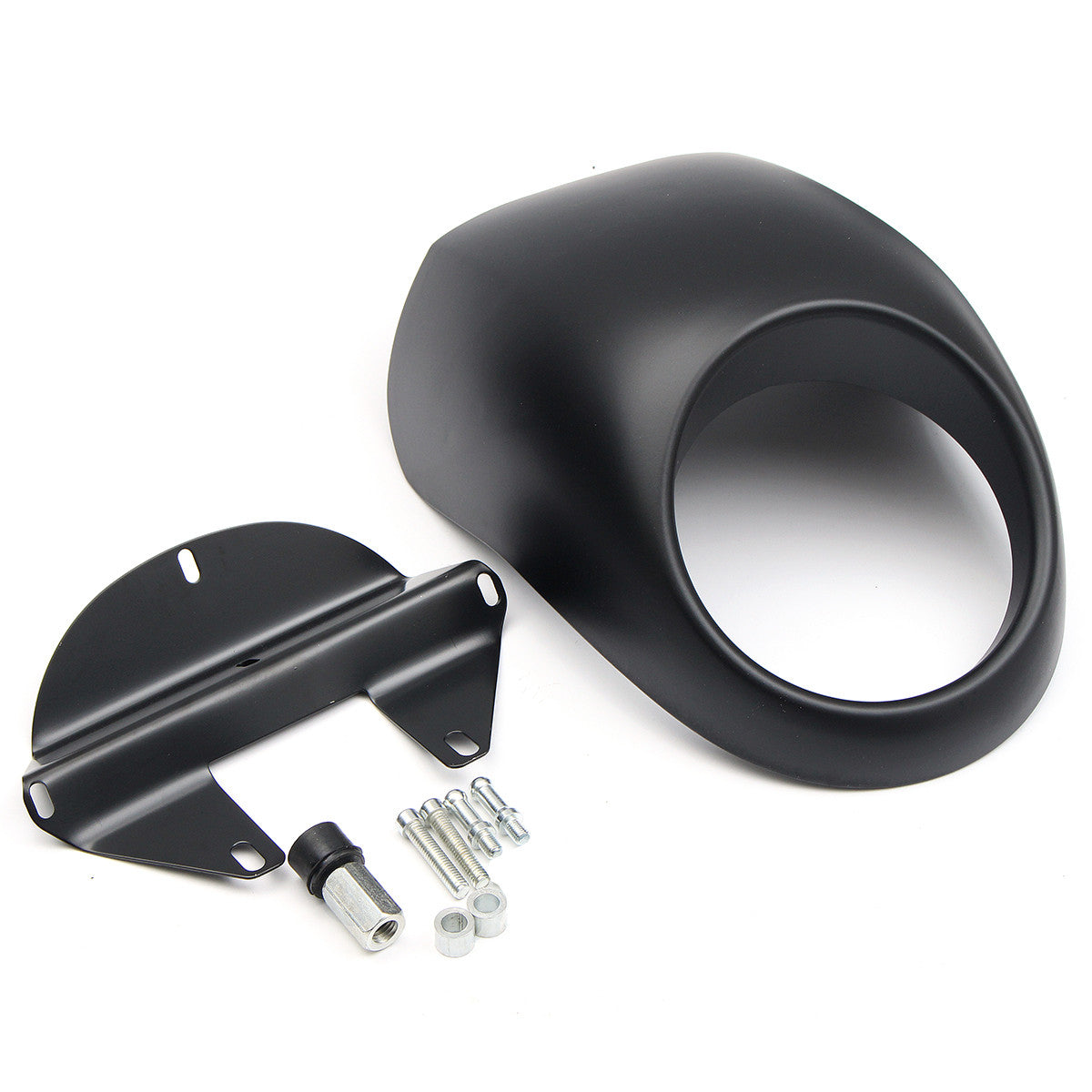 Cupolino Faro Harley Davidson 883 1200 Sportster Dyna Fx Xl Nero Black