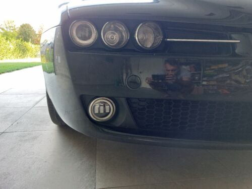 Coppia 2 Fendinebbia Faretti Can Bus Led Angel Eye Specifici Alfa Romeo 159