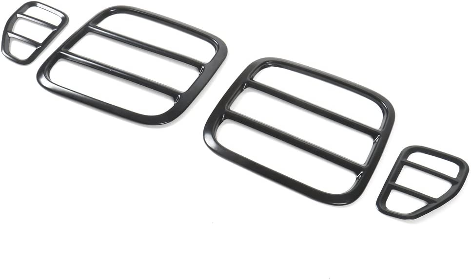 4 Griglie Copri Stop Fanali Posteriori Protezione Metallo Jeep Renegade