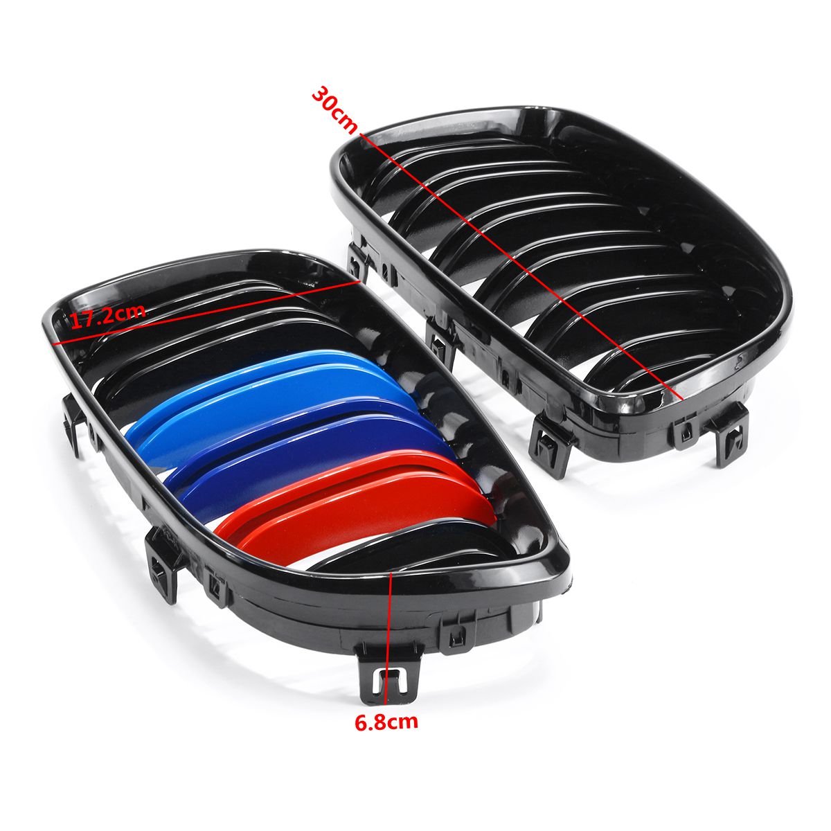 Griglie Frontali Tuning M Per Bmw Serie 1 E87 E82 E81 E88 E 87 08  Nere Sport