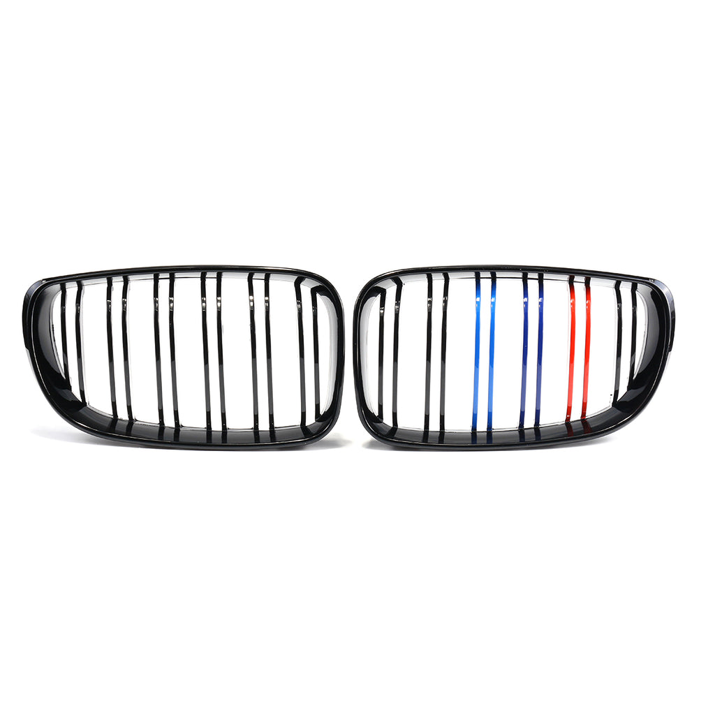 Griglie Frontali Tuning M Per Bmw Serie 1 E87 E82 E81 E88 E 87 08  Nere Sport