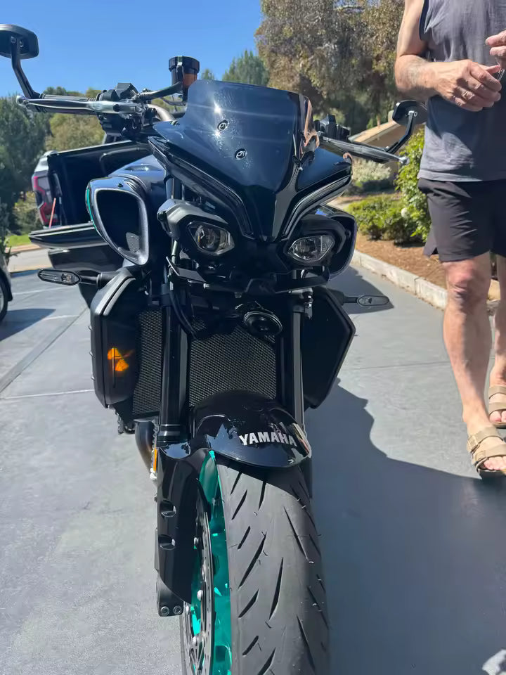 Kit ala frontale aerodinamica spoiler anteriore per YAMAHA MT-10 MT10 MT 10 SP moto Sport Downforce Deflettore