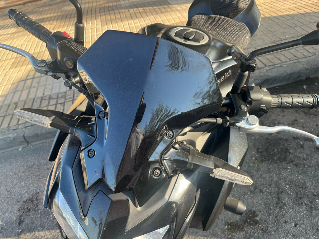 Cupolino Parabrezza Deflettore Kawasaki Z900 Z 900 Alto Nero O Trasparente