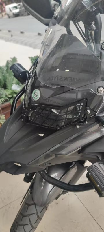 Cover Griglia Protezione Faro Metallo Benelli Trk 502 Trk502x Plug And Play