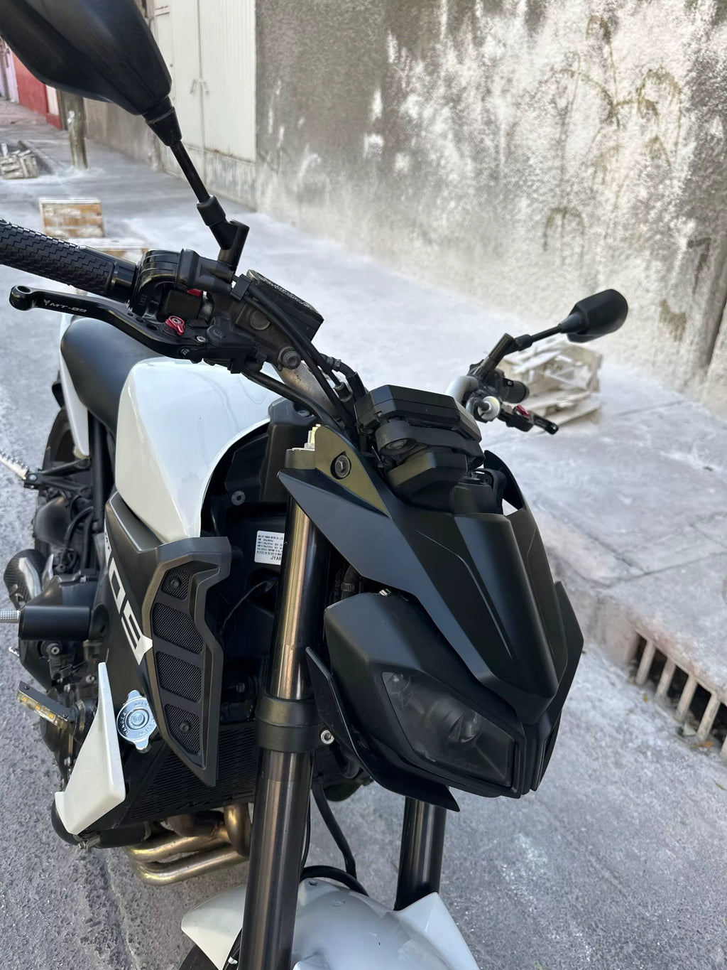 Cupolino Parabrezza Deflettore Per Yamaha Mt09 Mt 09 Plug & Play Facile Montare