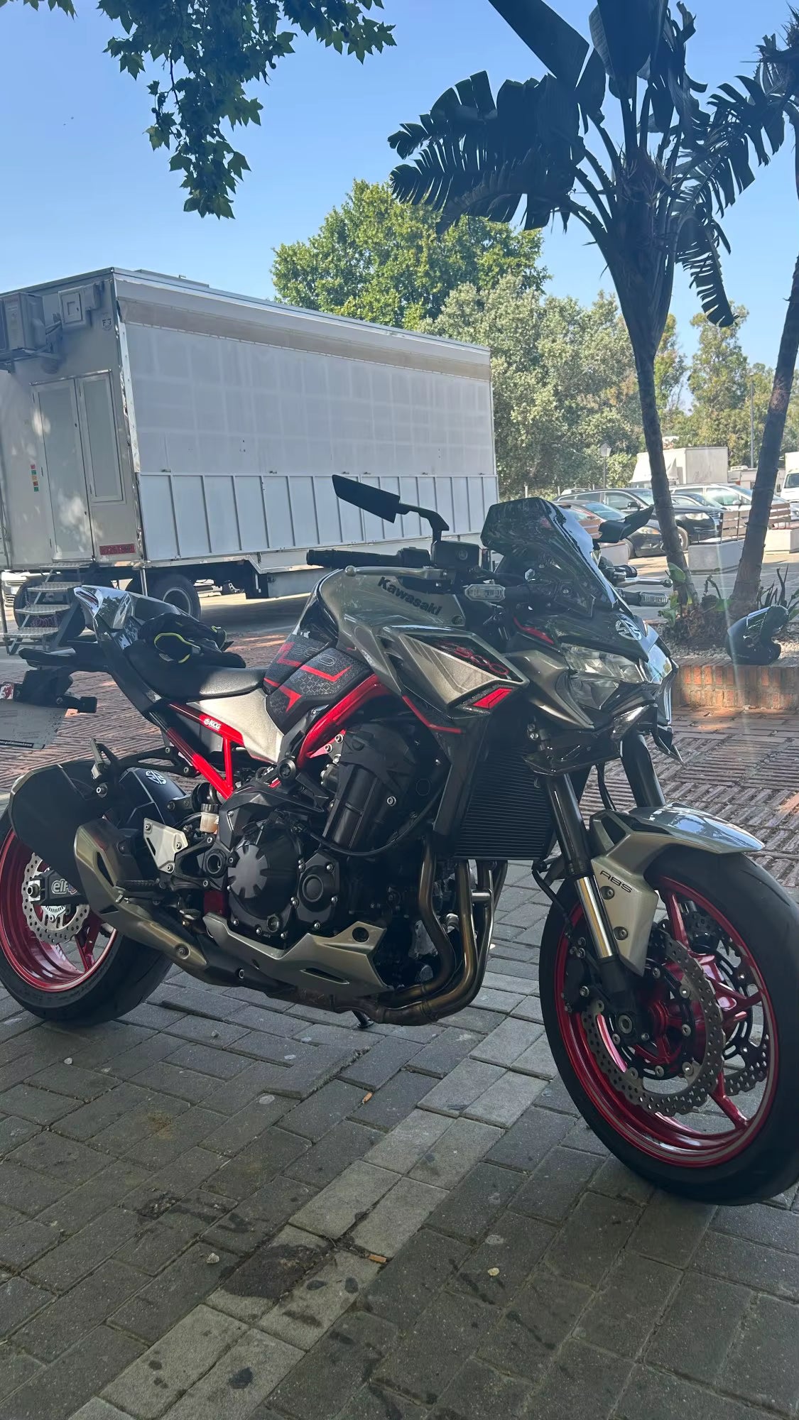 Cupolino Parabrezza Deflettore Kawasaki Z900 Z 900 Alto Nero O Trasparente