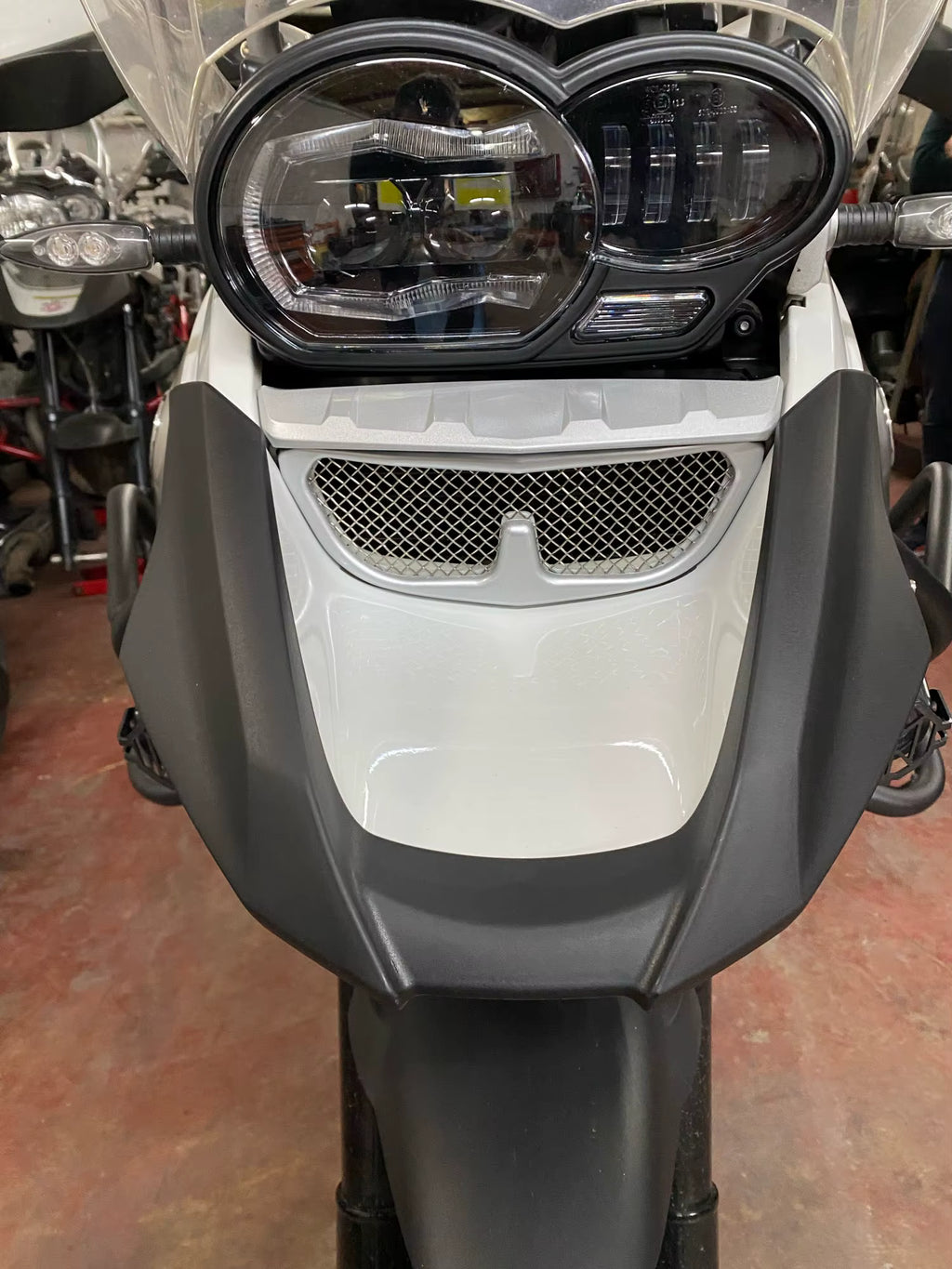 Parafango Estensione Prolunga Becco Bmw Bmw R1200 Gs 2008 Al 2012 Anteriore