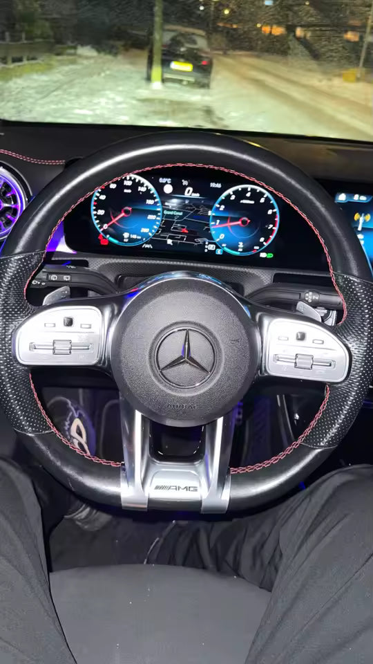 Cover Volante Inferiore Trim Copertura ABS Per Mercedes Benz AMG W177 B W247 C W205 E W213 G W463 GLS W257 Classe