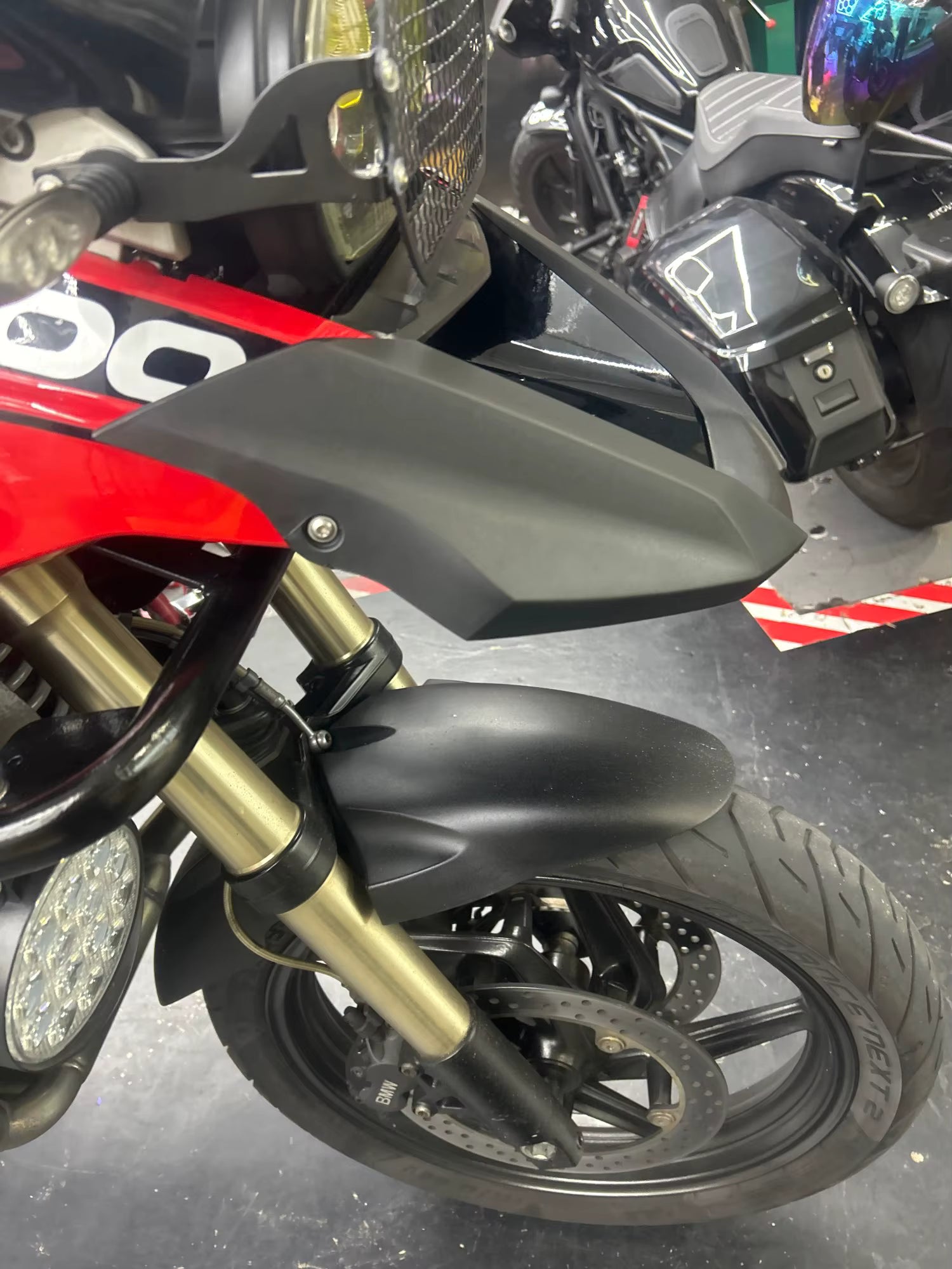 Parafango Estensione Prolunga Becco Bmw Bmw R1200 Gs 2008 Al 2012 Anteriore