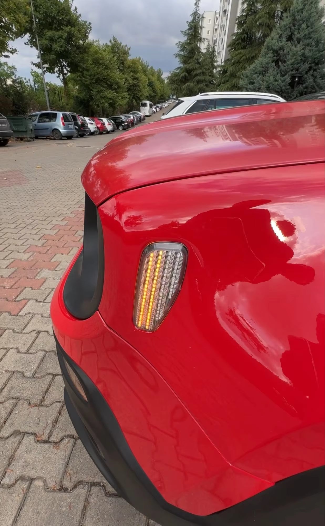 Coppia Frecce Laterali Dinamiche Bianche O Fumè Led Per Renegade 2014 2021