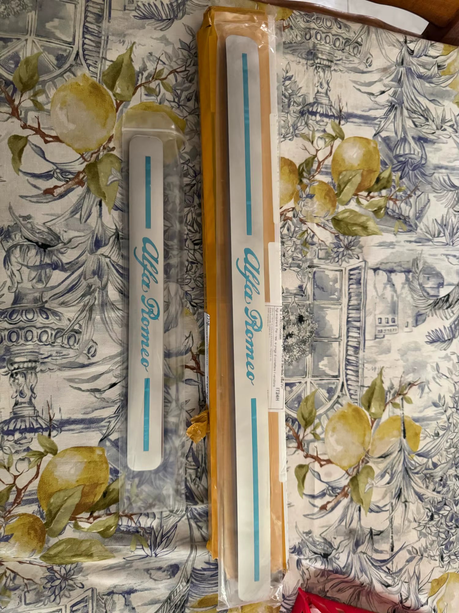 KIT 4 modanature battitacco pedane sottoporta PER ALFA ROMEO STELVIO GIULIA TONALE JUNIOR GIULIETTA 159