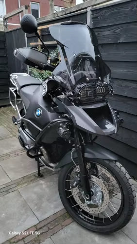 Coppia Fari Supplementari Led Faretti Fendinebbia Moto 6000k Bmw R 1200 Gs