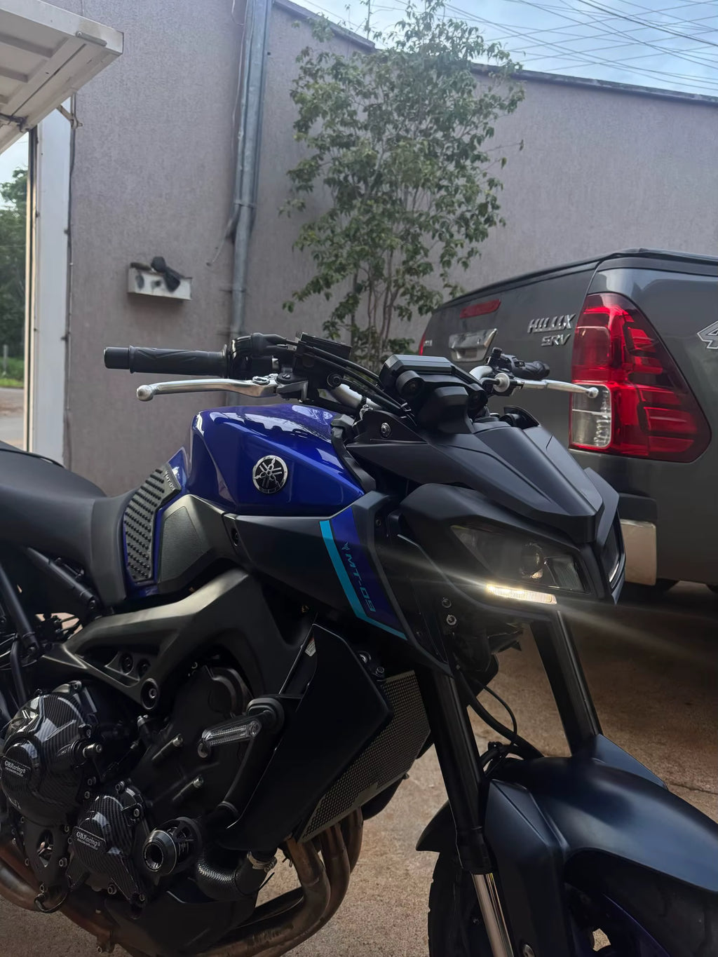 Cupolino Parabrezza Deflettore Per Yamaha Mt09 Mt 09 Plug & Play Facile Montare