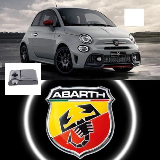 Led sottoporta sotto porta cortesia per tutte le auto con logo della propria auto a batterie e con sensore di apertura . Facili da montare