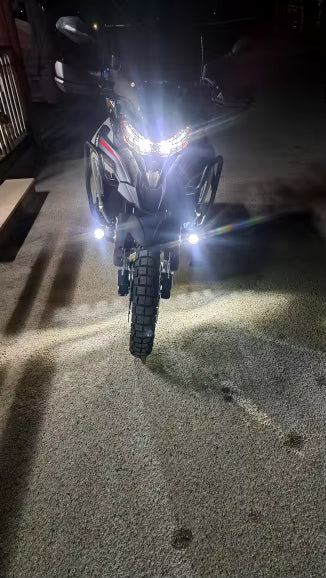 Coppia Fari Supplementari Led Faretti Fendinebbia 6000k Benelli Trk 502 702