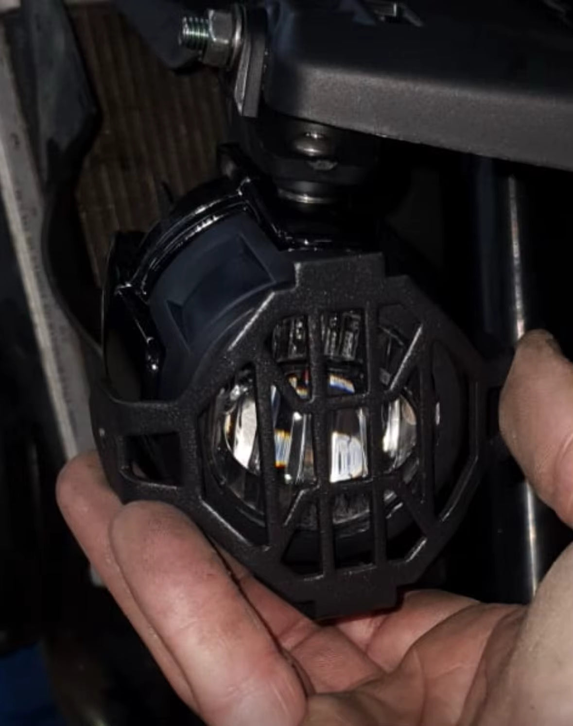 Staffa Per Fari Supplementari Fendinebbia Moto 6000k Bmw R 1200 R1250gs Gs