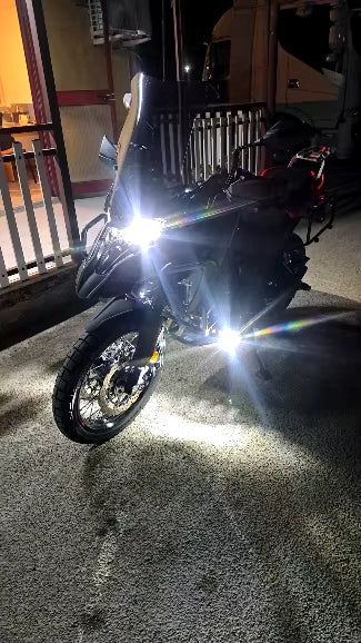 Coppia Fari Supplementari Led Faretti Fendinebbia 6000k Benelli Trk 502 702