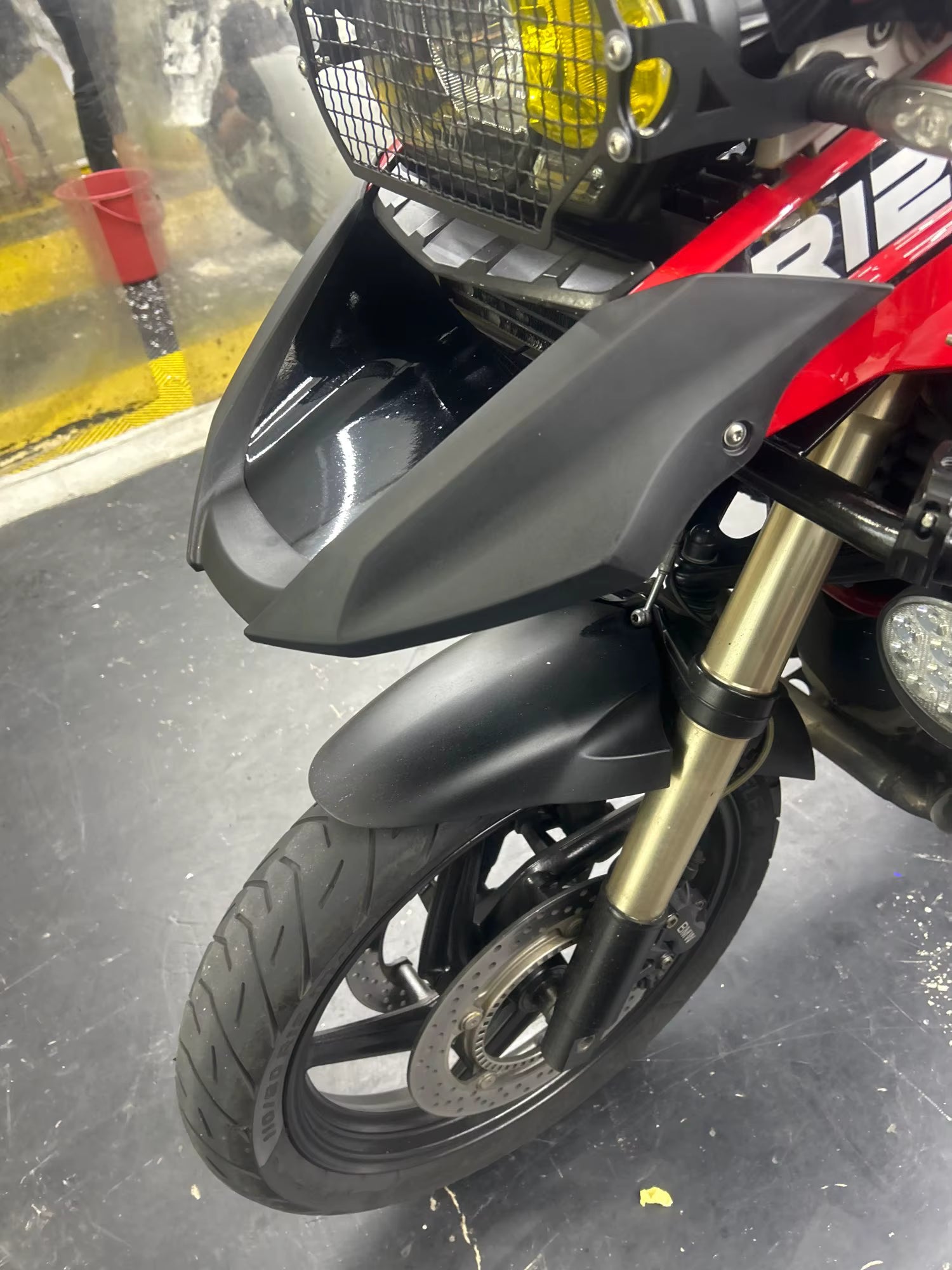 Parafango Estensione Prolunga Becco Bmw Bmw R1200 Gs 2008 Al 2012 Anteriore