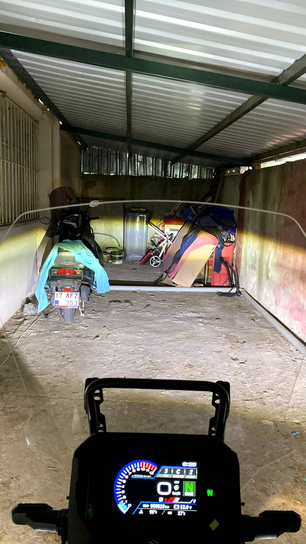 Coppia Fari Supplementari Led Faretti Fendinebbia Moto 6000k Bmw R 1200 Gs