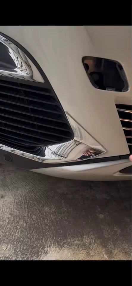 Per Peugeot 3008 3008GT 2017 - 2023 Testa Anteriore Fendinebbia Lampada Palpebra Sopracciglio ABS Cromo/Fibra di Carbonio Look Copertura Accessori