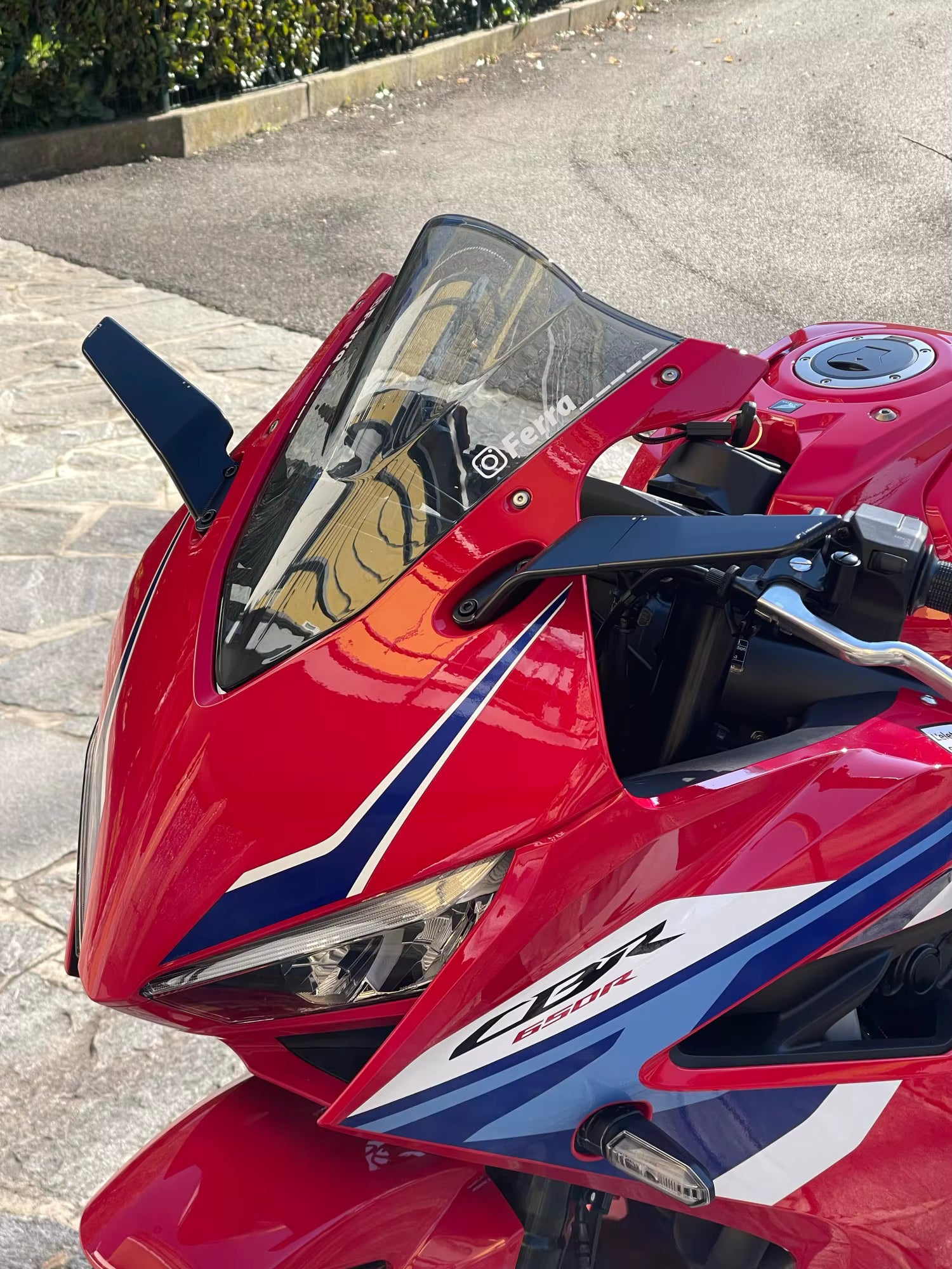 Specchietti Ala Aerodinamici Lama Attacco Originale Per Honda Cbr 650 400 150 250 500 Rr