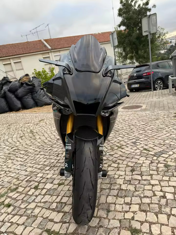 Specchietti Aerodinamici Ala Con Frecce Integrate Led Per Yamaha R1 R6 R7