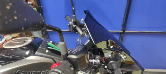 Cupolino Parabrezza Deflettore Kawasaki Z900 Z 900 Alto Nero O Trasparente