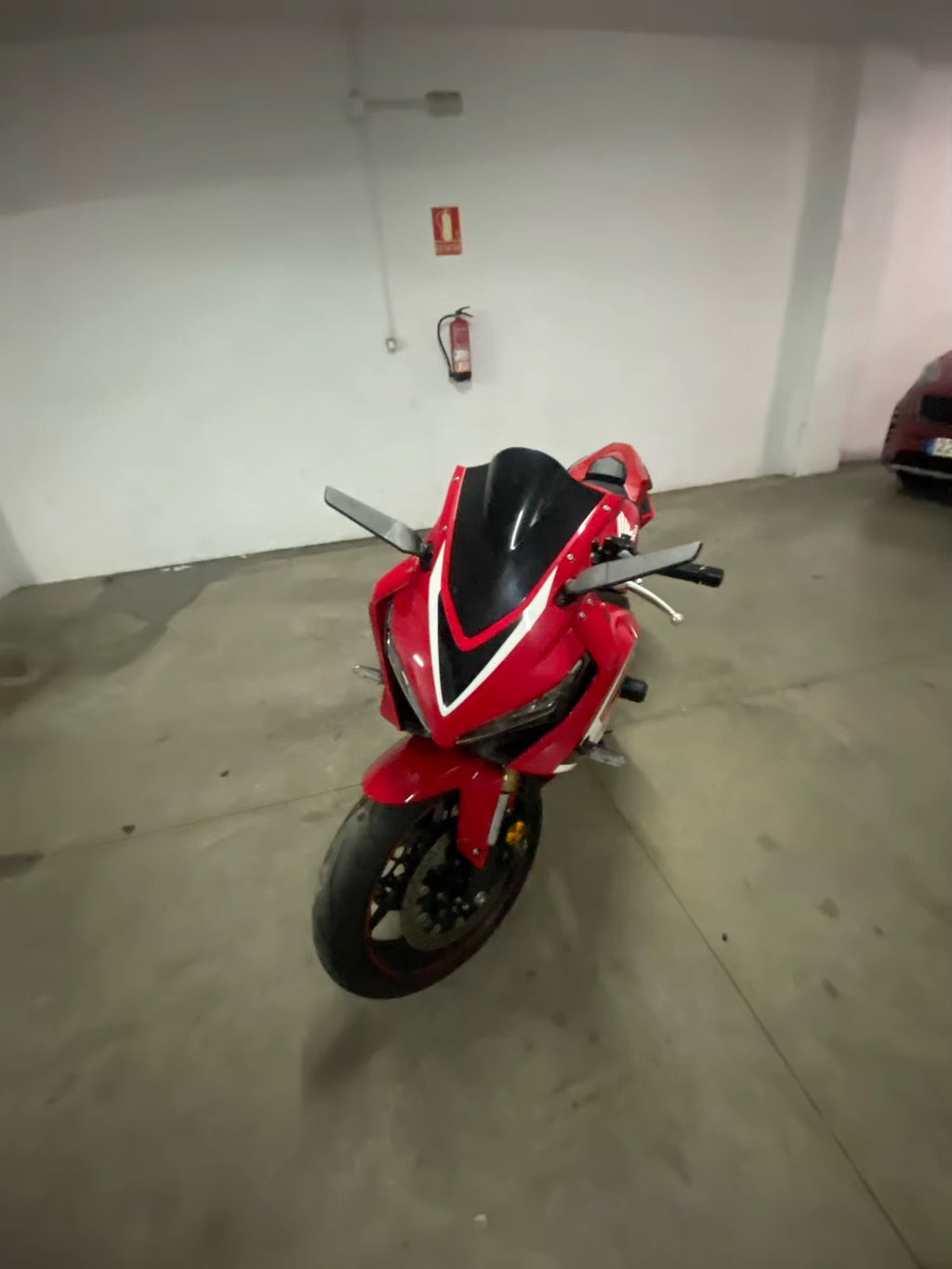 Kit 2 specchietti moto aerodinamici CNC neri per Honda CBR250 300 500 600 650 R