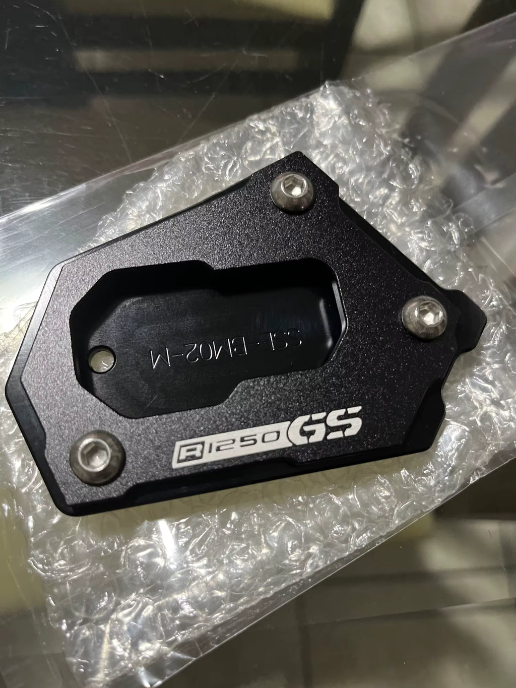 Piastra Cavalletto Moto Estensione Laterale Per Bmw Gs 1250 R Con Logo