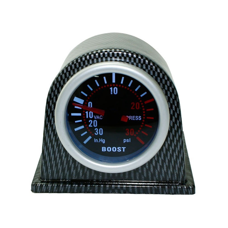 Manometro Pressione Turbo Turbina 3 Bar E Kit Montaggio Led Da 52 Mm 12v