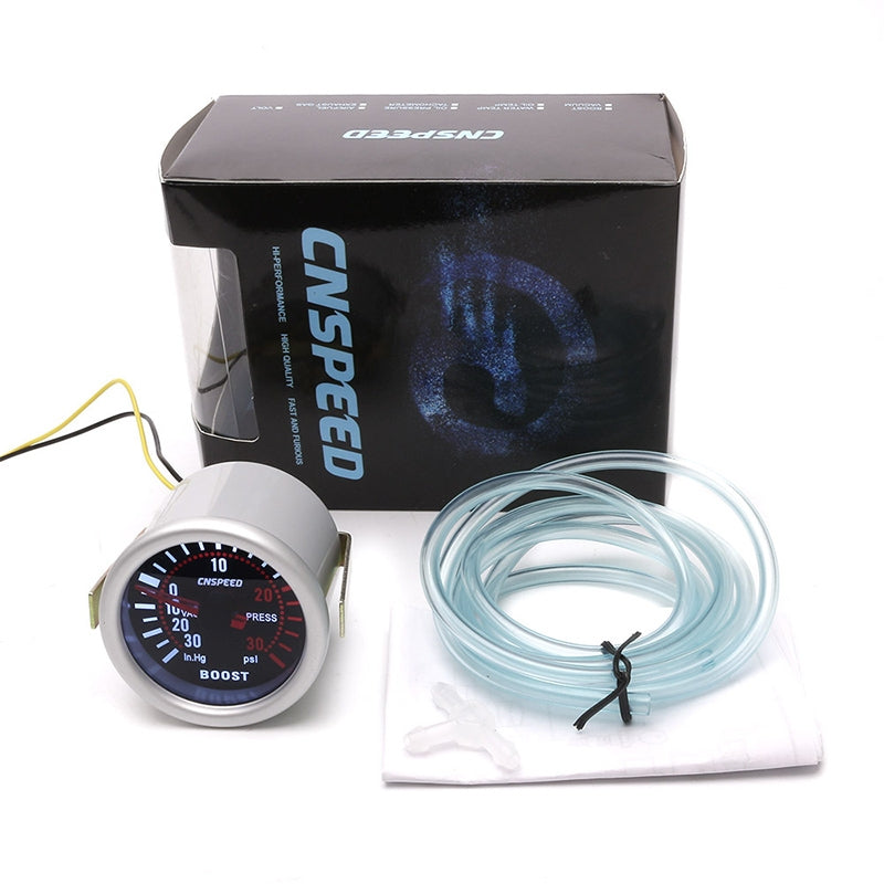 Manometro Pressione Turbo Turbina 3 Bar E Kit Montaggio Led Da 52 Mm 12v