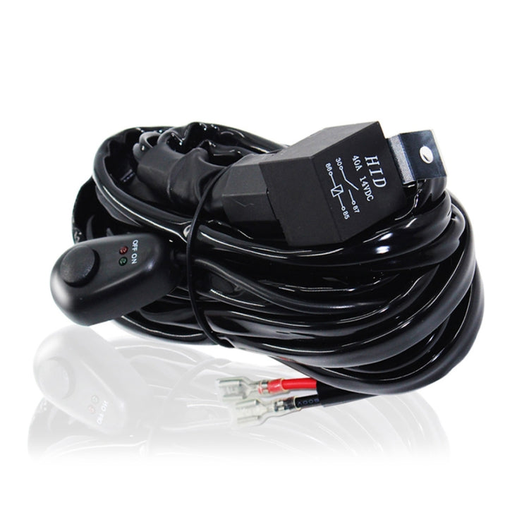 Kit Cablaggio Barra Luminosa Led O Fendinebbia Auto Jeep Fuoristrada 300w 12