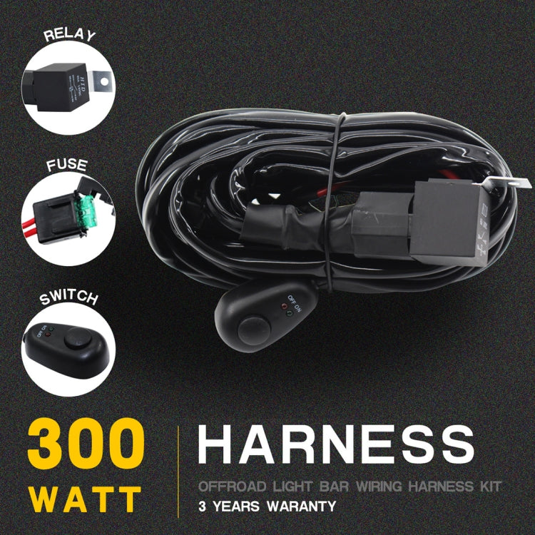 Kit Cablaggio Barra Luminosa Led O Fendinebbia Auto Jeep Fuoristrada 300w 12