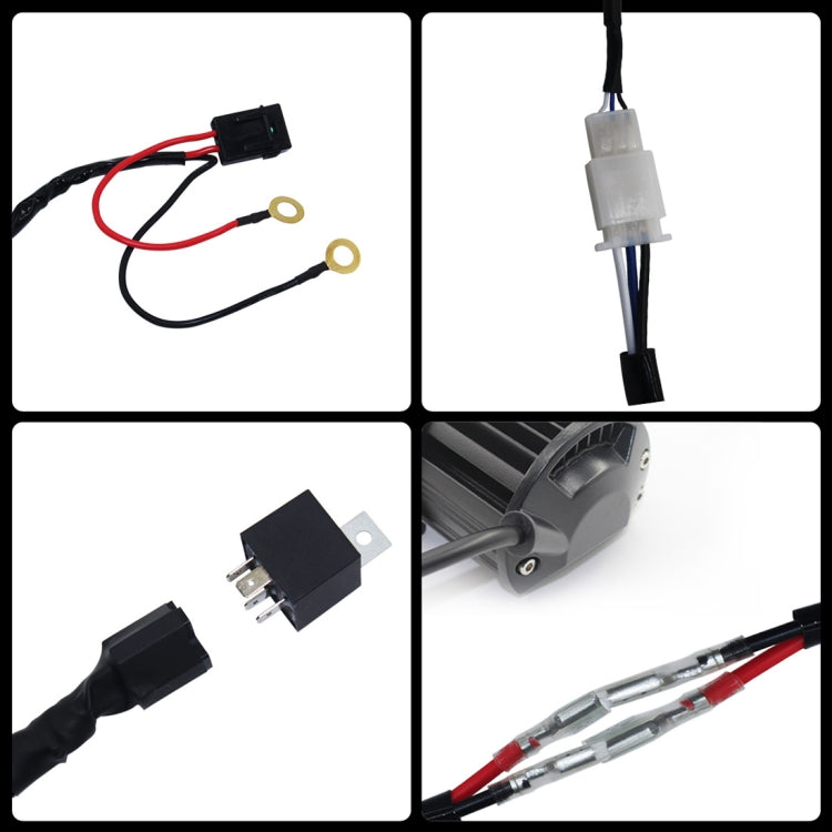 Kit Cablaggio Barra Luminosa Led O Fendinebbia Auto Jeep Fuoristrada 300w 12