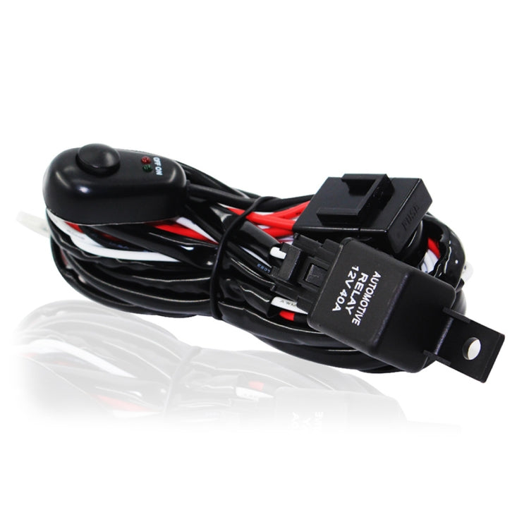 Cablaggio Per Barra Luminosa 180 Watt Per Fuoristrada Con Fusibile Relè 40 Am