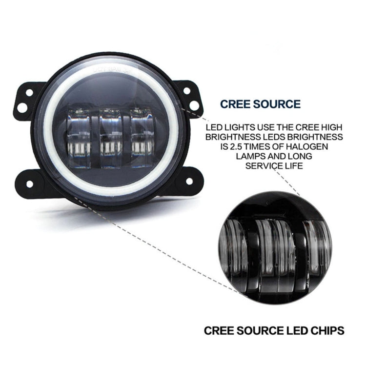 Coppia 2 Fendinebbia Faretti Can Bus Led Angel Eye Specifici Alfa Romeo 159