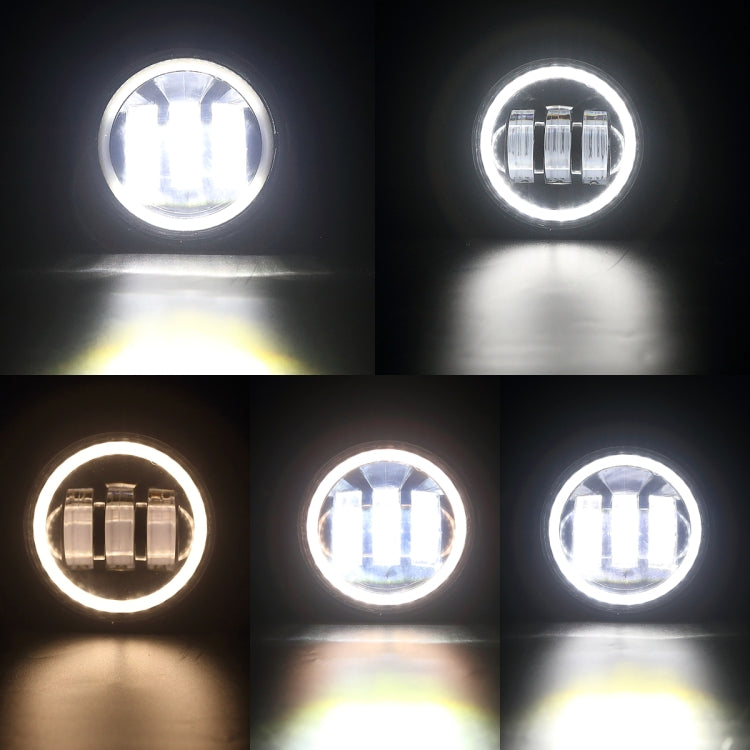 Coppia 2 Fendinebbia Faretti Can Bus Led Angel Eye Specifici Alfa Romeo 159