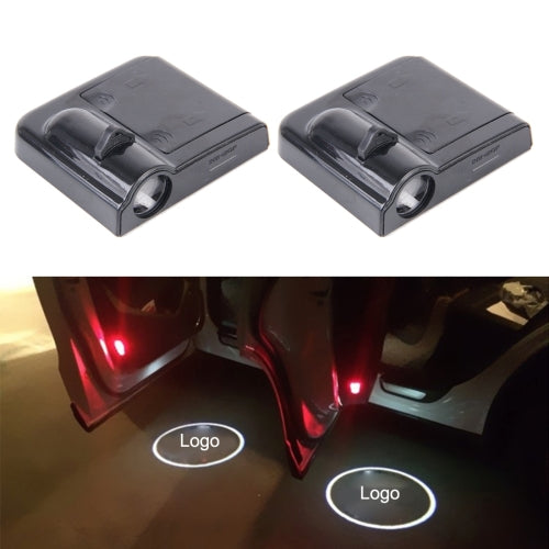 Led sottoporta sotto porta cortesia per tutte le auto con logo della propria auto a batterie e con sensore di apertura . Facili da montare