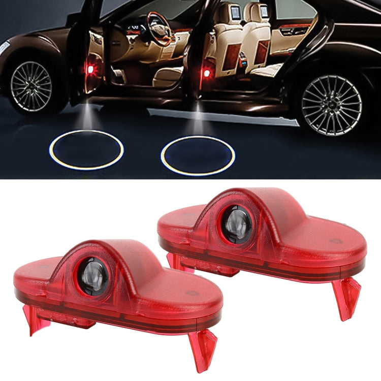 2 LED Sottoporta benvenuto proiettore luce auto logo lampada accessori per VW Golf 3 4 MK3 MK4 Beetle Jetta Bora Touran Caddy Polo