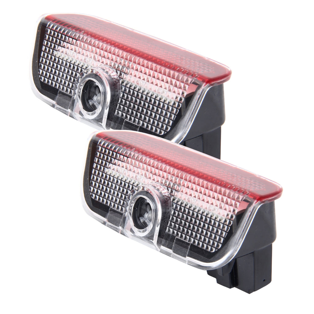 2 Led Sottoporta VW Touareg Golf Jetta R Passat Decorazione Auto Lampada Porta Interni Lampadine