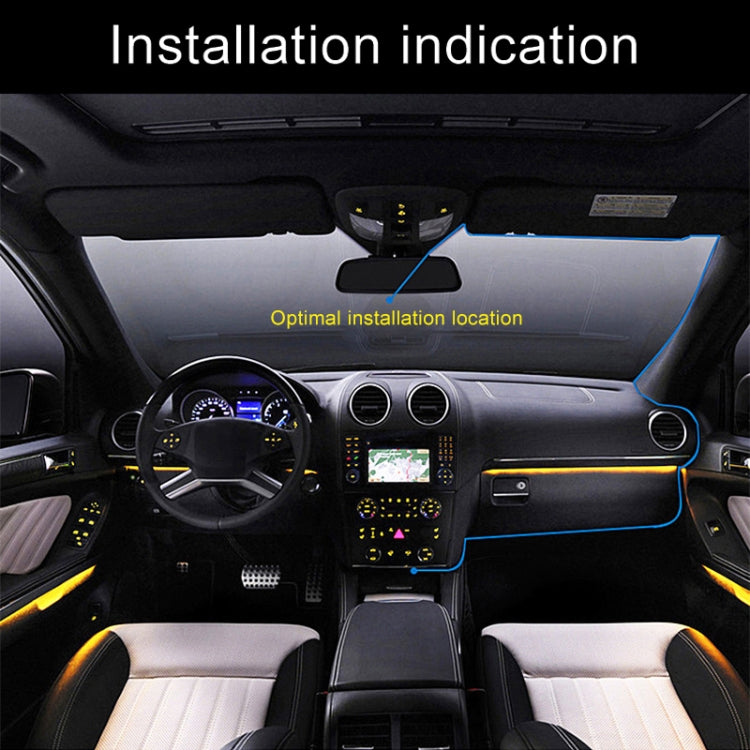 Dash Cam Dual Due Camera Dvr Auto A Infrarossi Visione Notturna Batteria Interna