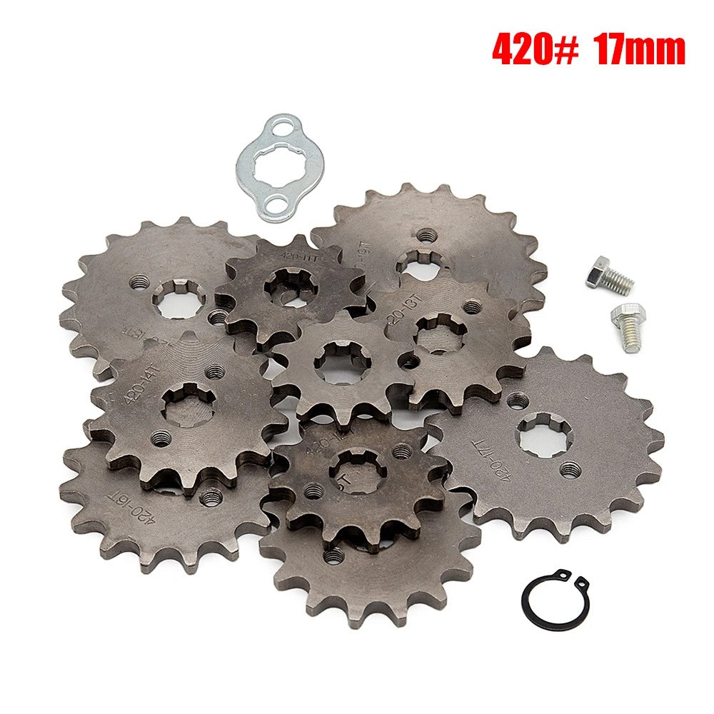 Pignone Quad Pit 50 110 125 2t 4t 420 428 12 13 14 15 16 17 18 19 Denti 17 Mm Interasse Completo