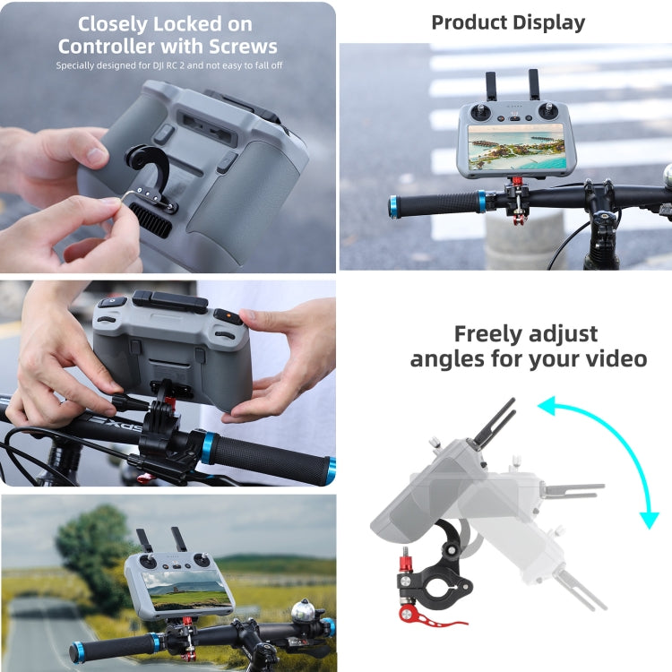 Staffa Per Telecomando Moto Bici Per Drone Dji Air 3 Rc 2 Sunnylife Zj669