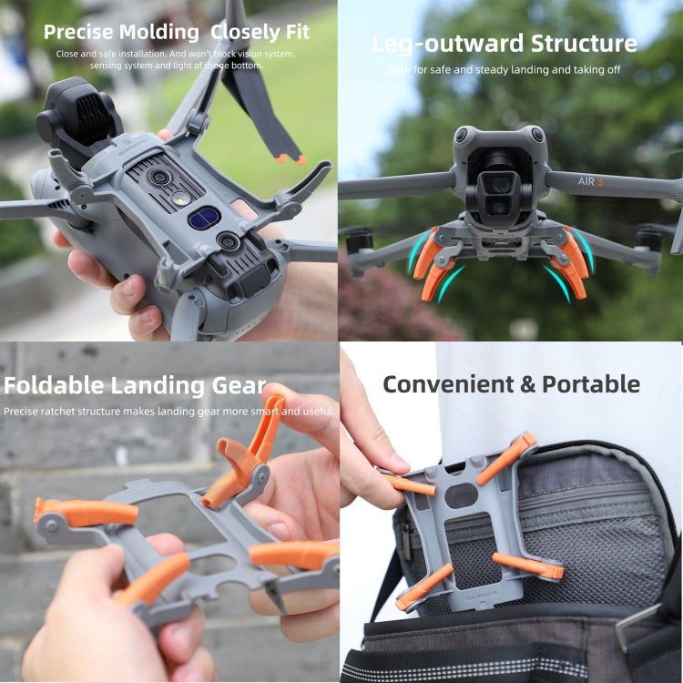 Carrello Atterraggio Richiude Pieghevole Per Drone Dji Air 3 Sunnylife Lg664