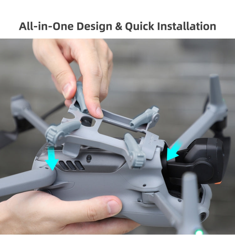 Carrello Atterraggio Richiude Pieghevole Per Drone Dji Air 3 Sunnylife Lg664