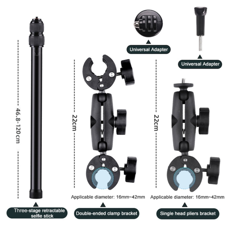 ✅✅ INSTA360 E GOPRO STAFFA ADATTATORE PER MONTAGGIO MOTO BMW GS E SUPPORTO ASTA