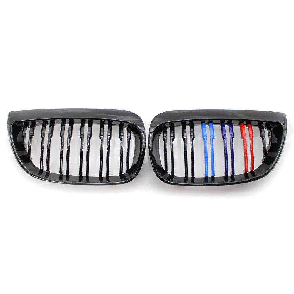Griglie Frontali Tuning M X Bmw Serie 1 E87 E82 E81 E88 E 87 04 06 Nere Sport
