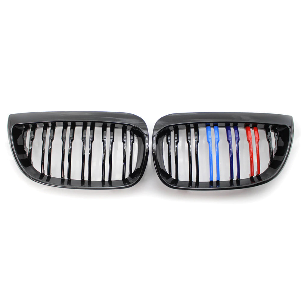 Griglie Frontali Tuning M X Bmw Serie 1 E87 E82 E81 E88 E 87 04 06 Nere Sport