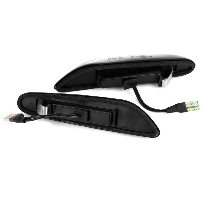 Frecce Laterali Dinamiche Nere Fume' Led Bmw E60 E61 E46 E66 E84 E83 E90 E91 63137253326 63137253325 BM2570117 BM2571117